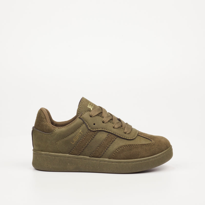 Urbanart Neves 1 Faux Nubuck / Faux Suede Sneaker - Olive (youth) footwear UBRT   