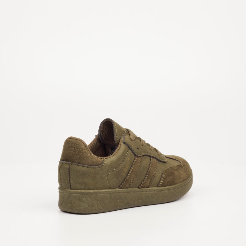 Urbanart Neves 1 Faux Nubuck / Faux Suede Sneaker - Olive (youth) footwear UBRT   