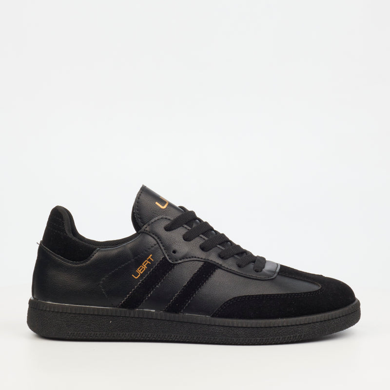 Urbanart Neves 1 Faux Wax Sneaker - Black footwear UBRT   