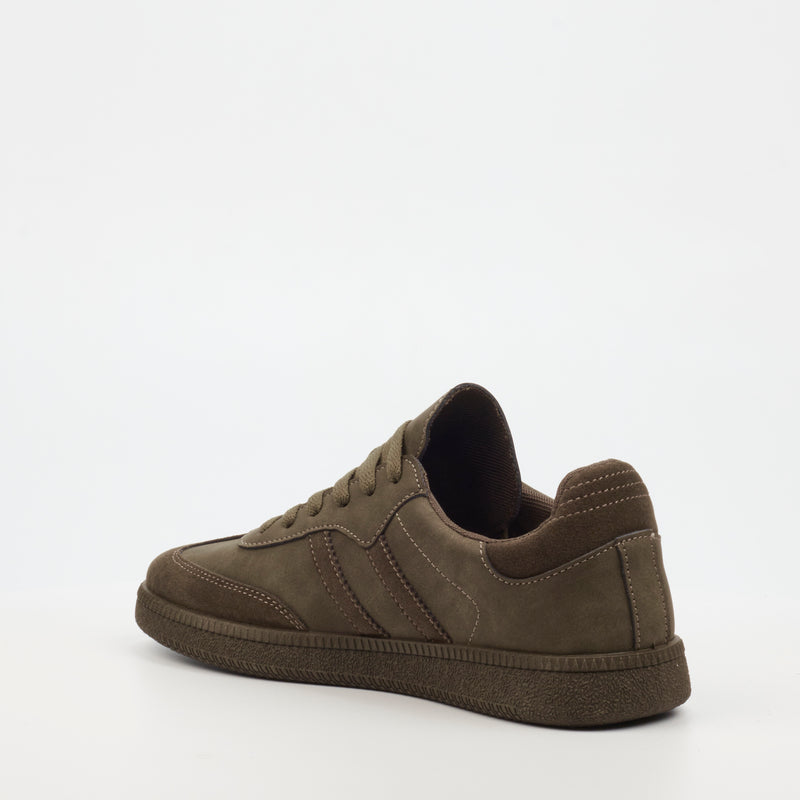 Urbanart Neves 1 Faux Nubuck Sneaker - Olive footwear UBRT   