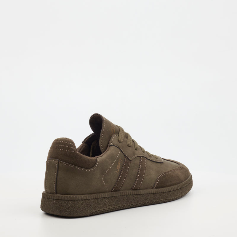 Urbanart Neves 1 Faux Nubuck Sneaker - Olive footwear UBRT   