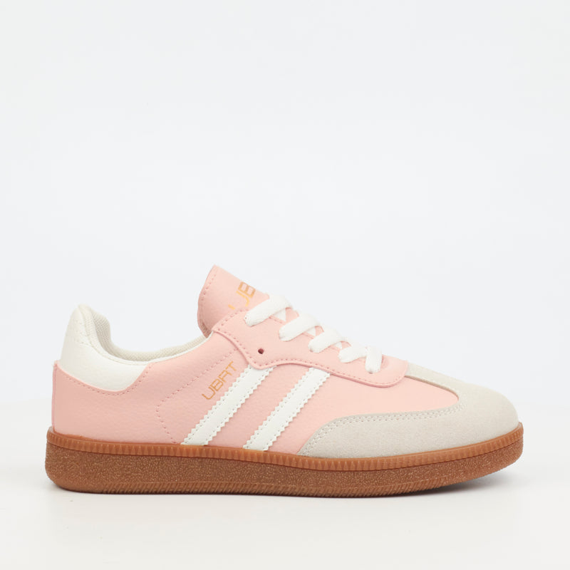 Urbanart Neves 2 faux Nubuck Sneaker - Pink (ladies) footwear UBRT   