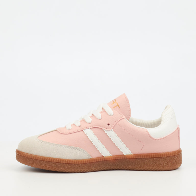 Urbanart Neves 2 faux Nubuck Sneaker - Pink (ladies) footwear UBRT   