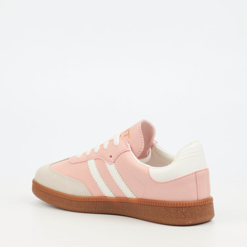 Urbanart Neves 2 faux Nubuck Sneaker - Pink (ladies) footwear UBRT   