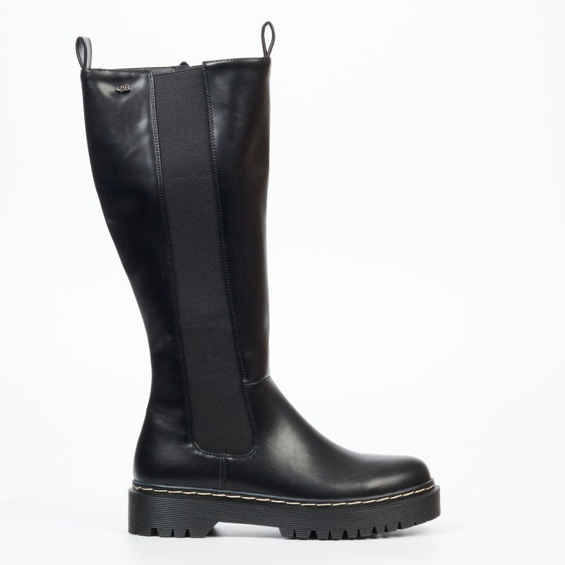 Miss Black Nirvana 3 High Boot - Black footwear Miss Black