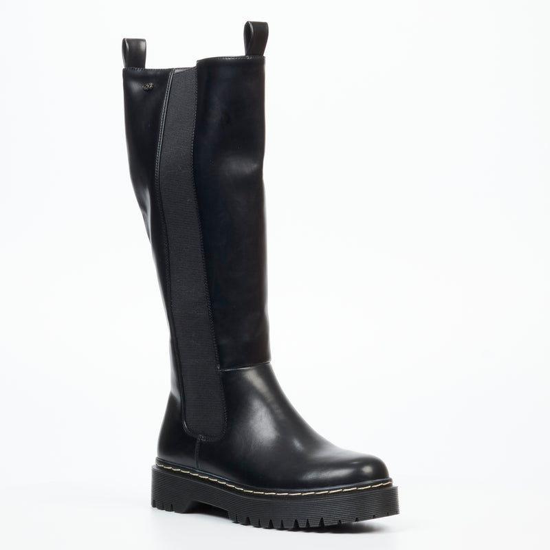 Miss Black Nirvana 3 High Boot - Black footwear Miss Black