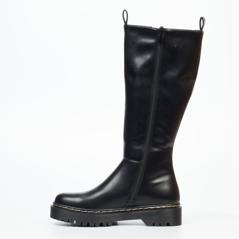 Miss Black Nirvana 3 High Boot - Black footwear Miss Black