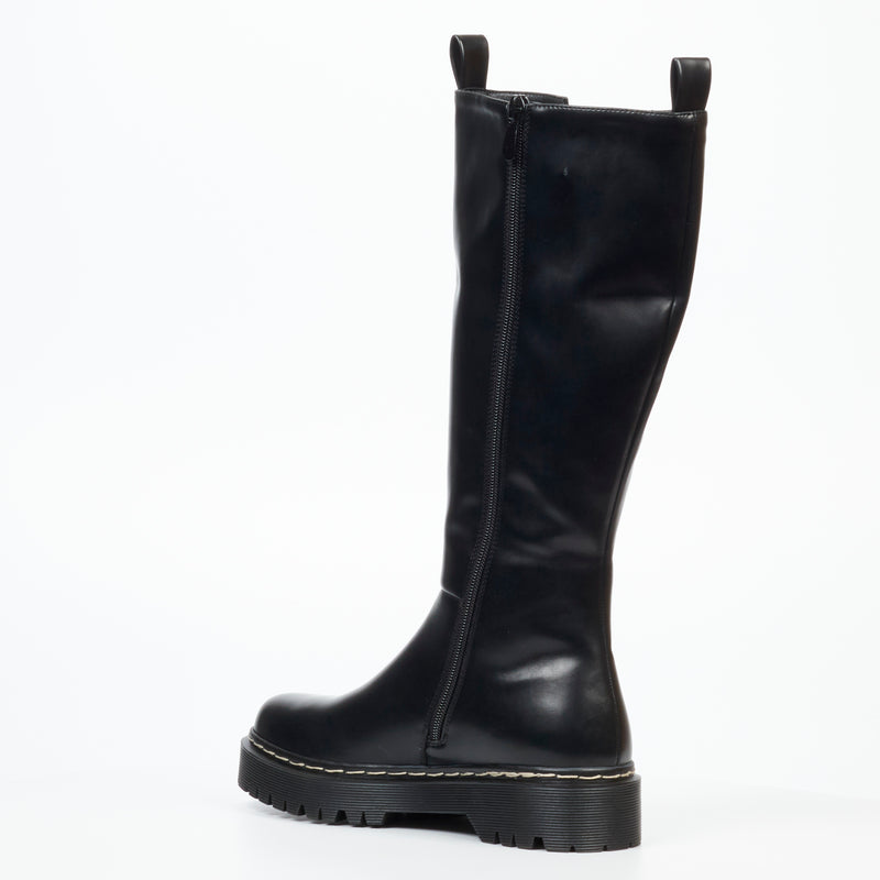 Miss Black Nirvana 3 High Boot - Black footwear Miss Black