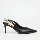 Miss Black Nola 1 Court - Black footwear Miss Black