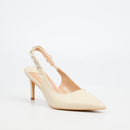 MIss Black Nola 1 Court - Nude footwear Miss Black