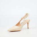 MIss Black Nola 1 Court - Nude footwear Miss Black