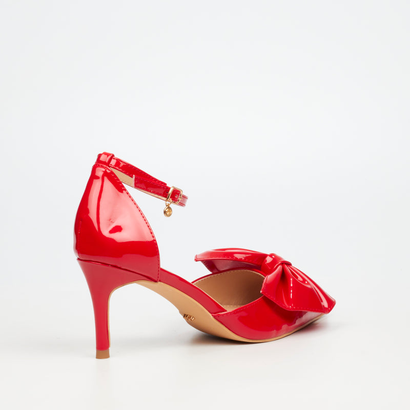 Miss Black Nola 2 Heel - Red