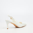 Miss Black Nola 3 Court - White footwear Miss Black