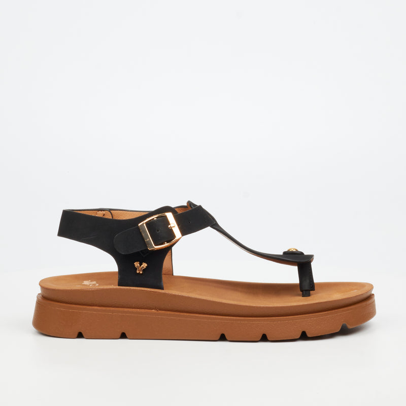 Butterfly Feet Nolah 1 Flatform - Black footwear Butterfly Feet