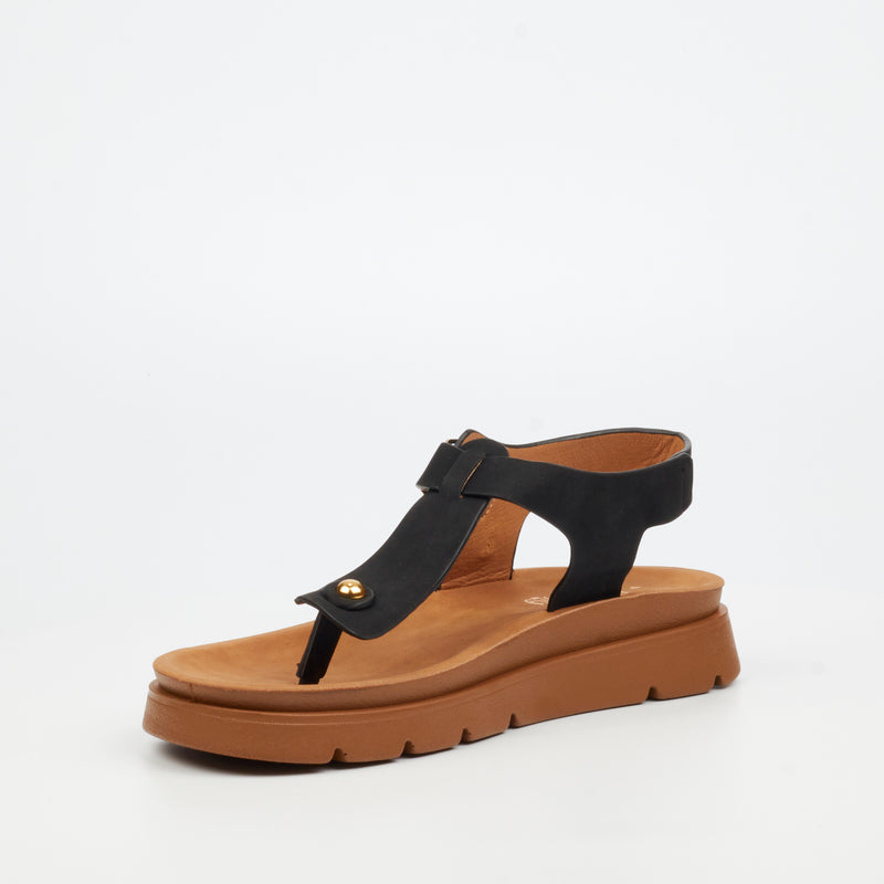 Butterfly Feet Nolah 1 Flatform - Black footwear Butterfly Feet