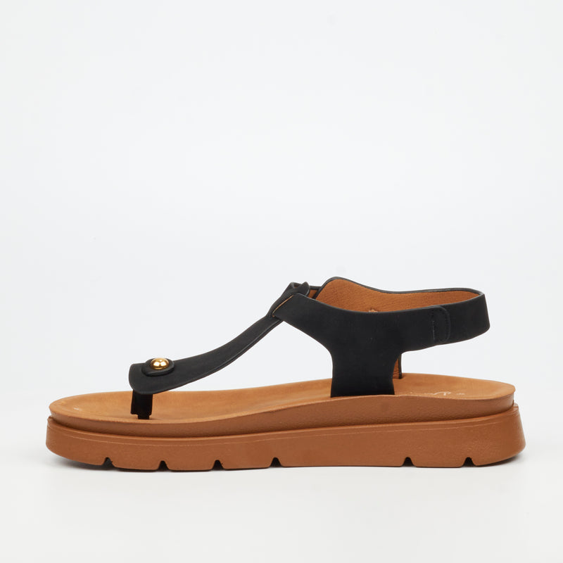 Butterfly Feet Nolah 1 Flatform - Black footwear Butterfly Feet