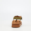 Butterfly Feet Nolah 1 Flatform - Olive footwear Butterfly Feet