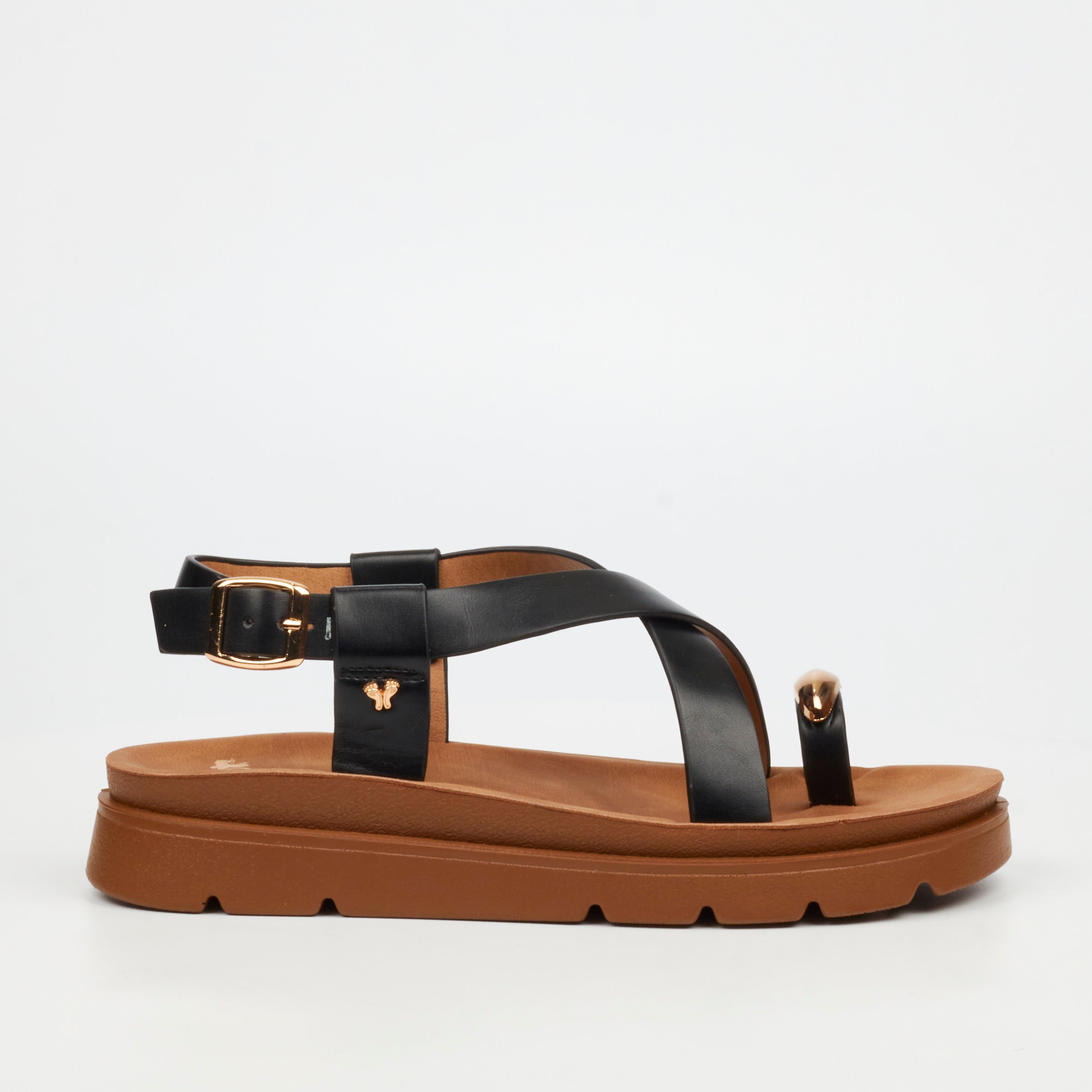 Butterfly Feet Nolah 2 Sandal - Black footwear Butterfly Feet