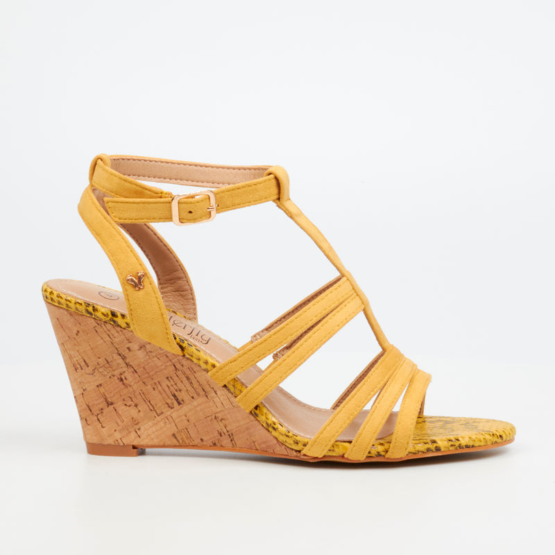 Butterfly Feet Nolita 1 Wedge - Yellow footwear Butterfly Feet   