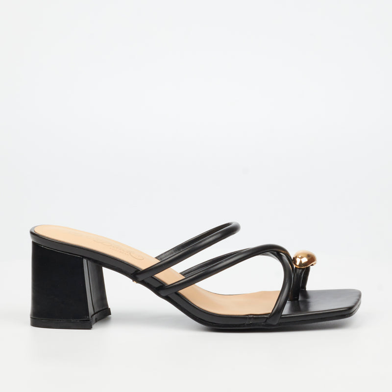 MIss Black Nolwazi 1 Heel - Black footwear Miss Black