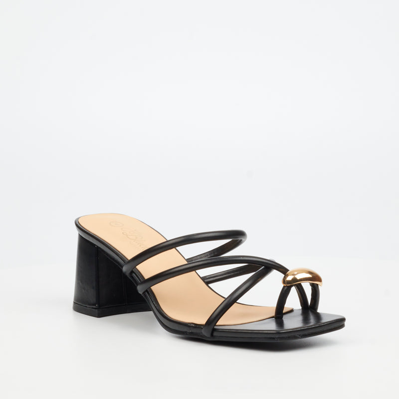 MIss Black Nolwazi 1 Heel - Black footwear Miss Black