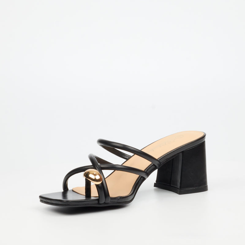 MIss Black Nolwazi 1 Heel - Black footwear Miss Black
