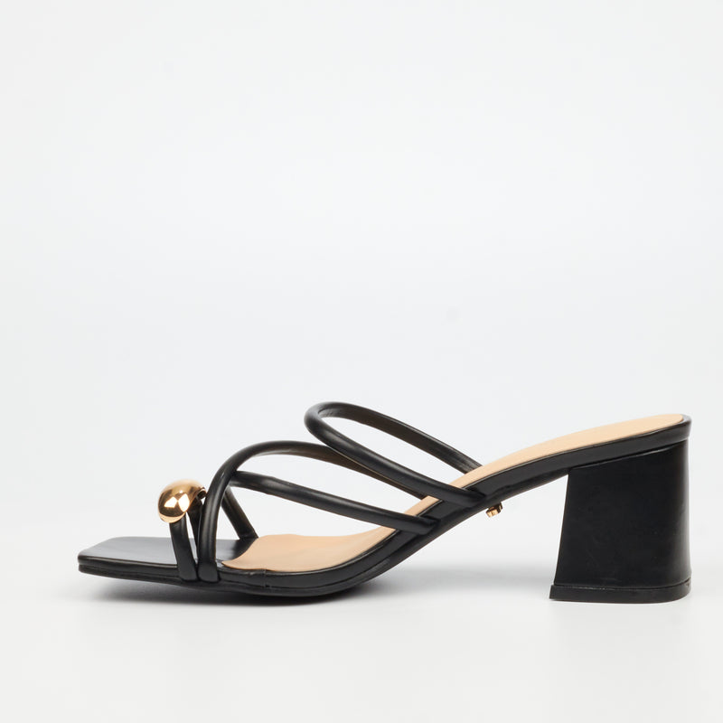 MIss Black Nolwazi 1 Heel - Black footwear Miss Black