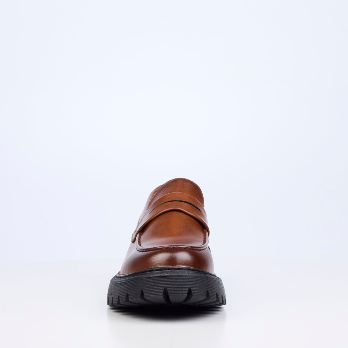 Mazerata Novak 1 Faux Wax Shoe - Chocolate