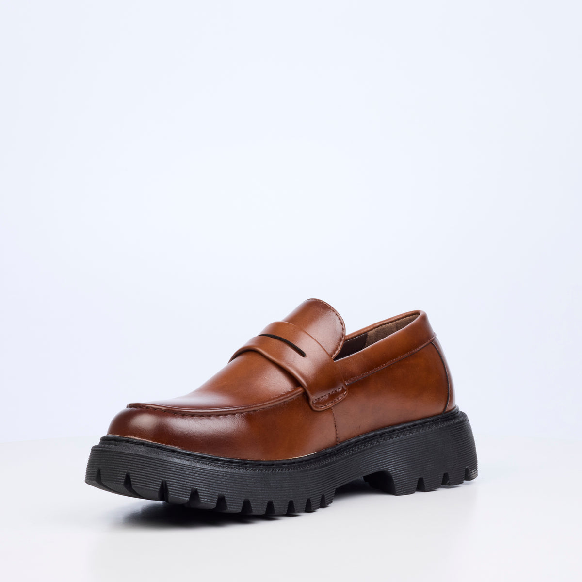 Mazerata Novak 1 Faux Wax Shoe - Chocolate