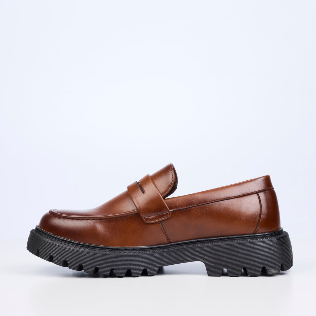 Mazerata Novak 1 Faux Wax Shoe - Chocolate