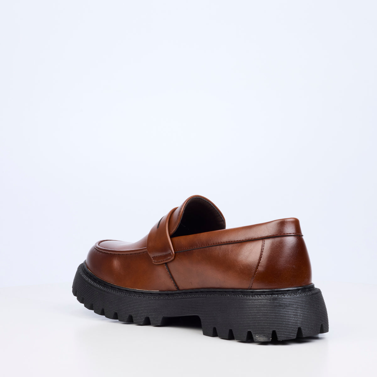 Mazerata Novak 1 Faux Wax Shoe - Chocolate