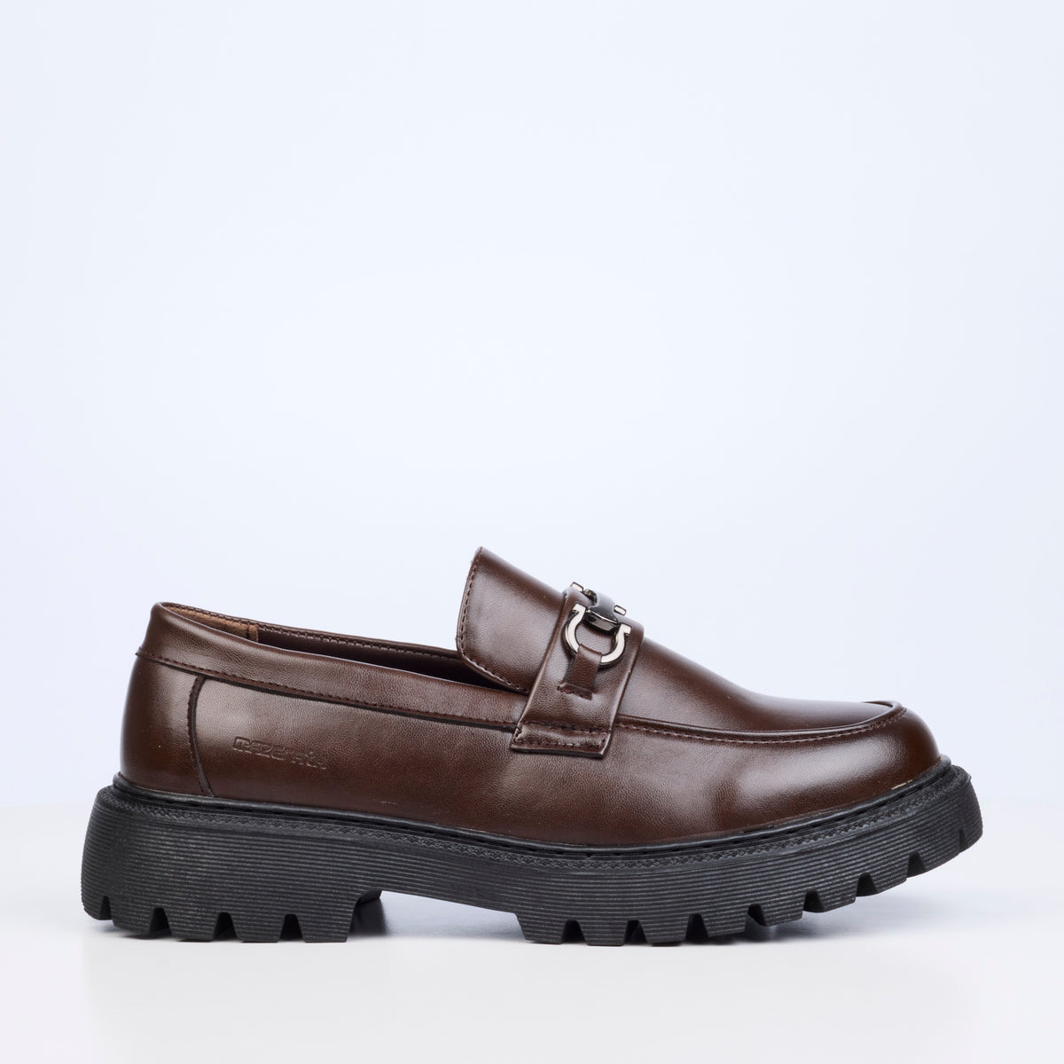 Mazerata Novak 3 Faux Wax Shoe - Chocolate