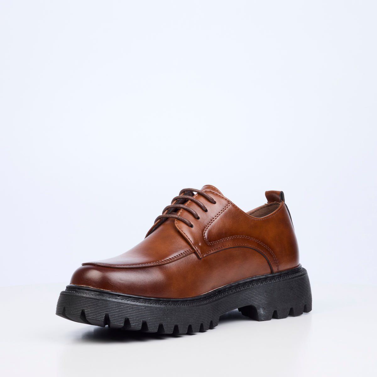 Mazerata Novak 4 Faux Wax Shoe - Chocolate
