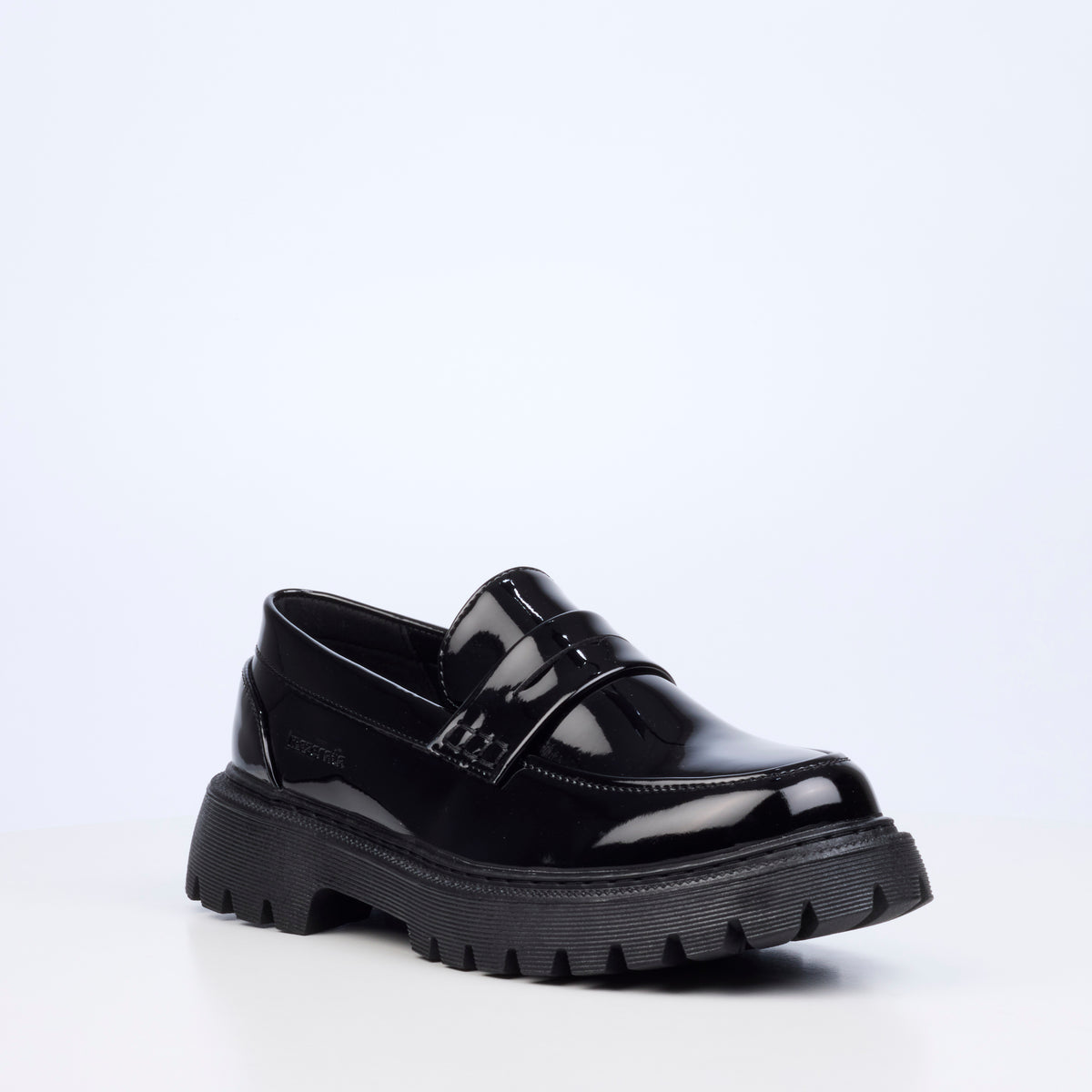 Mazerata Novak 6 Faux Patent Shoe - Black