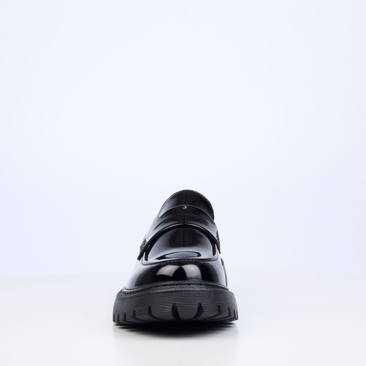 Mazerata Novak 6 Faux Patent Shoe - Black