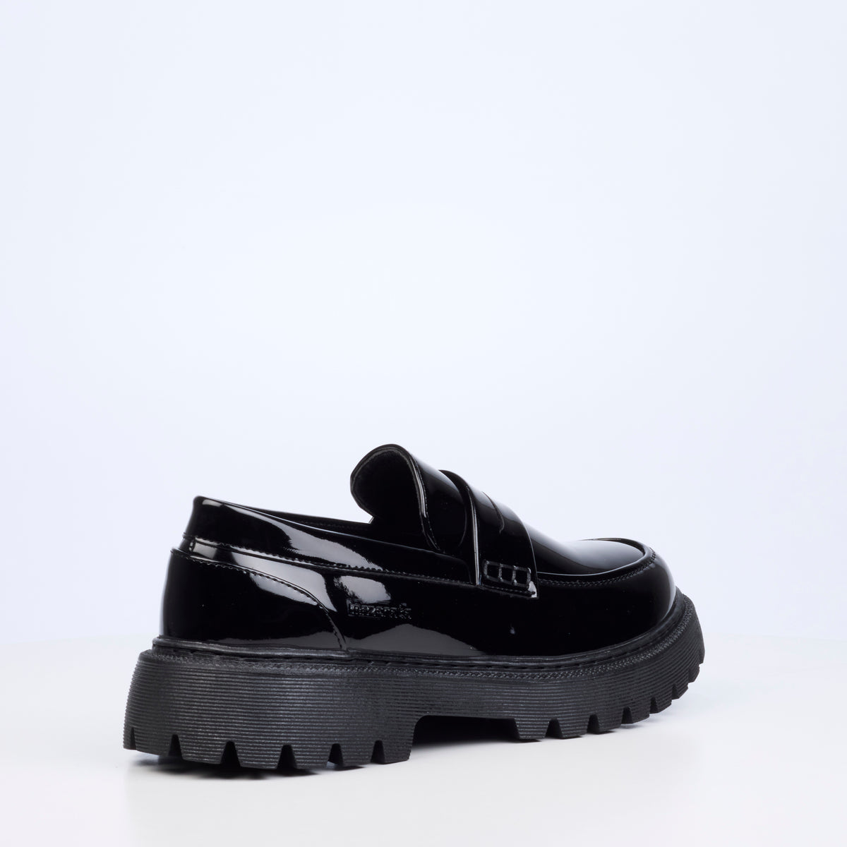 Mazerata Novak 6 Faux Patent Shoe - Black