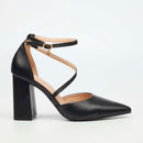Miss Black Novi 2 Court - Black footwear Miss Black