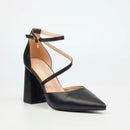 Miss Black Novi 2 Court - Black footwear Miss Black