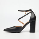 Miss Black Novi 2 Court - Black footwear Miss Black