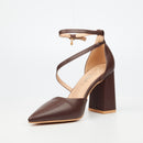 MIss Black Novi 2 Court - Chocolate footwear Miss Black