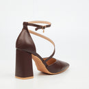 MIss Black Novi 2 Court - Chocolate footwear Miss Black