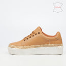 Nicci Tyler Oasis 1 Genuine Leather Sneaker - Taupe footwear Nicci Tyler