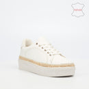 NIcci Tyler Oasis 1 Genuine Leather Sneaker - White footwear Nicci Tyler