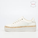 NIcci Tyler Oasis 1 Genuine Leather Sneaker - White footwear Nicci Tyler