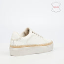 NIcci Tyler Oasis 1 Genuine Leather Sneaker - White footwear Nicci Tyler