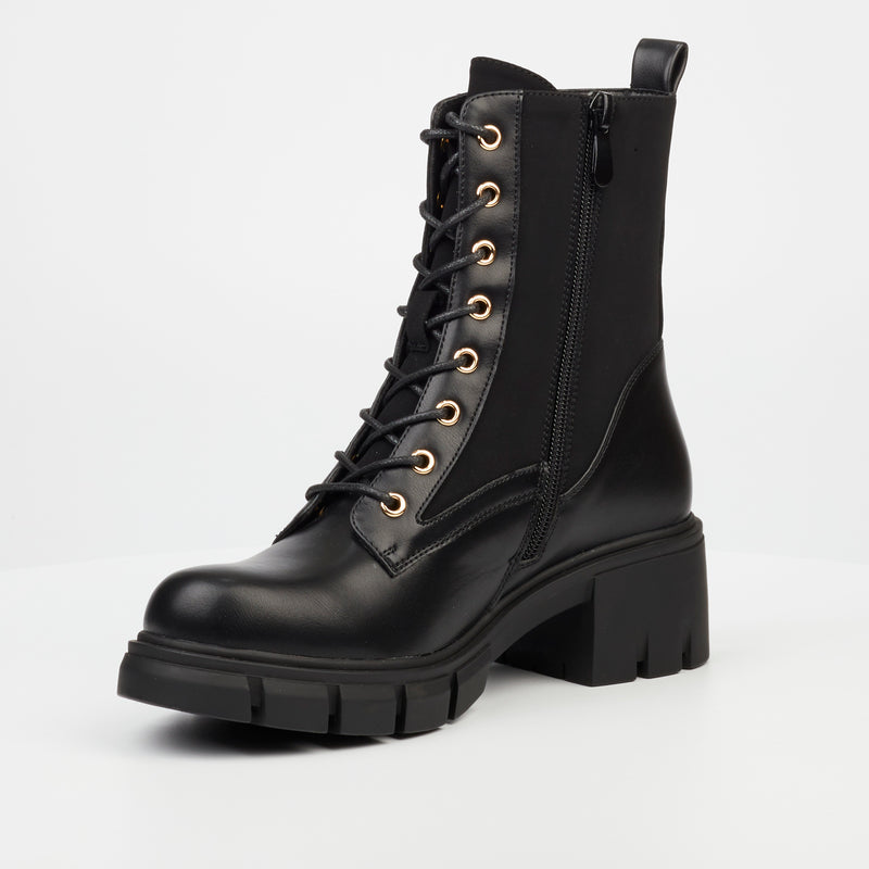 Miss Black Odyssey 3 Ankle Boot - Black footwear Miss Black   