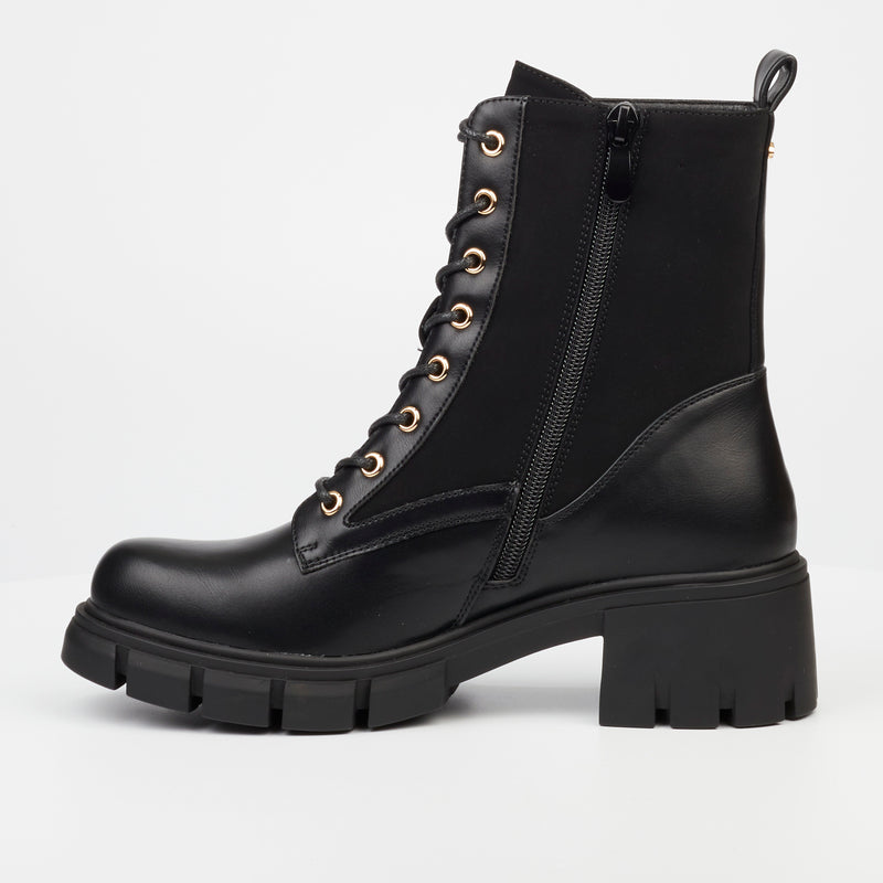 Miss Black Odyssey 3 Ankle Boot - Black footwear Miss Black   