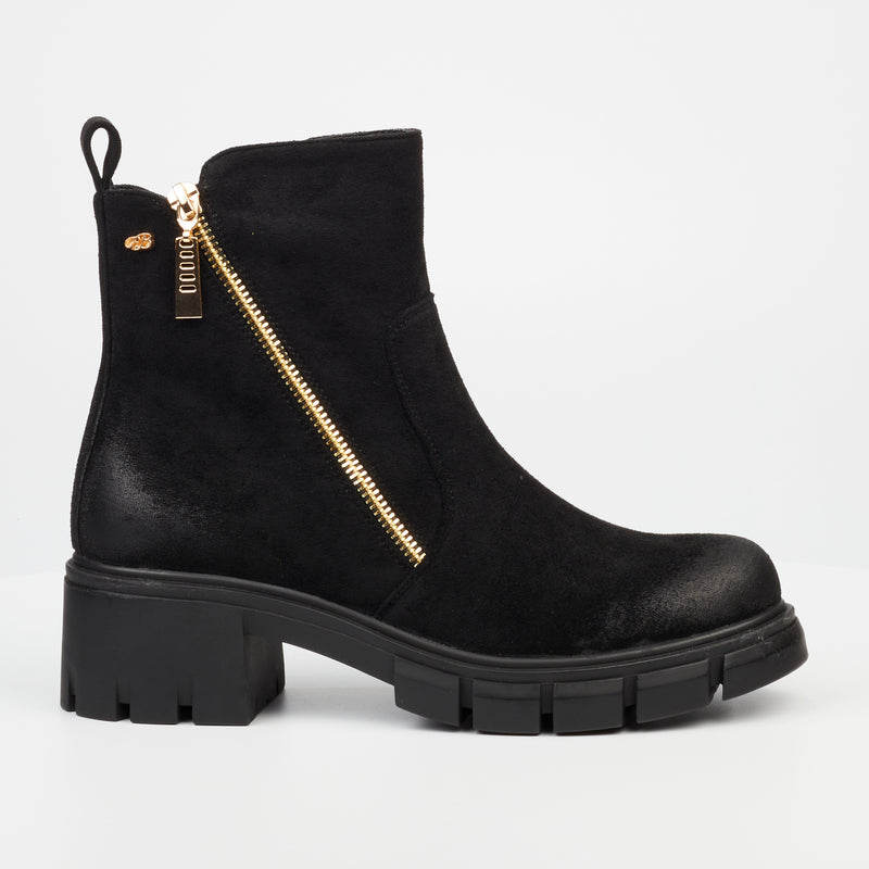 Miss Black Odyssey 4 Ankle Boot - Black footwear Miss Black   