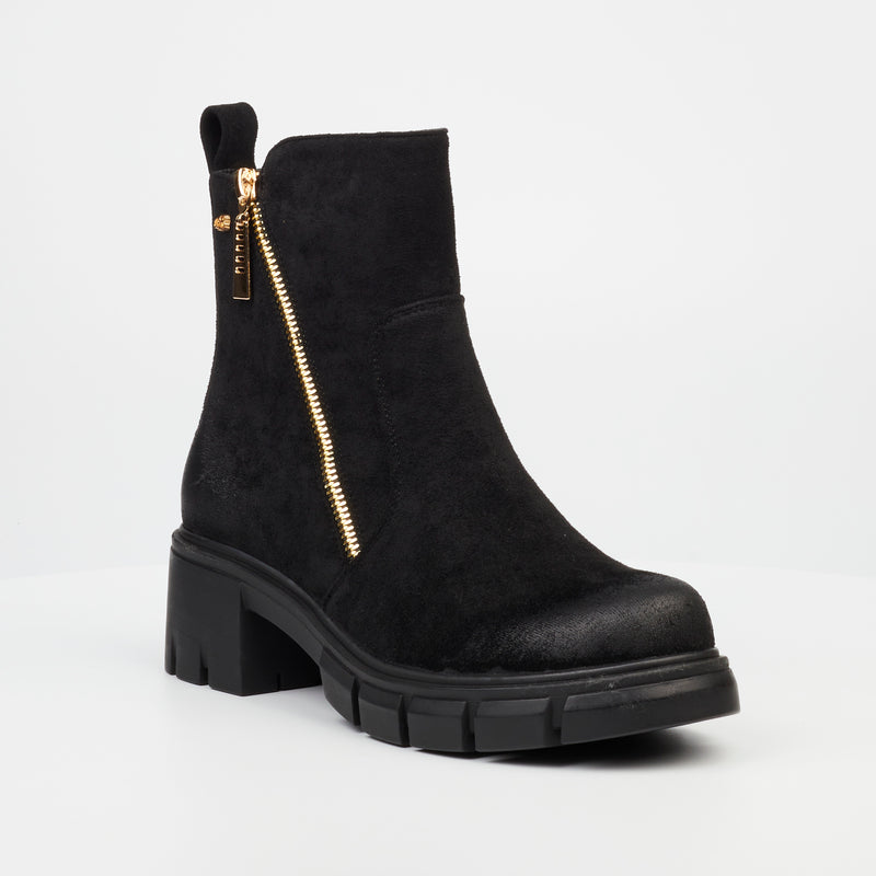 Miss Black Odyssey 4 Ankle Boot - Black footwear Miss Black   