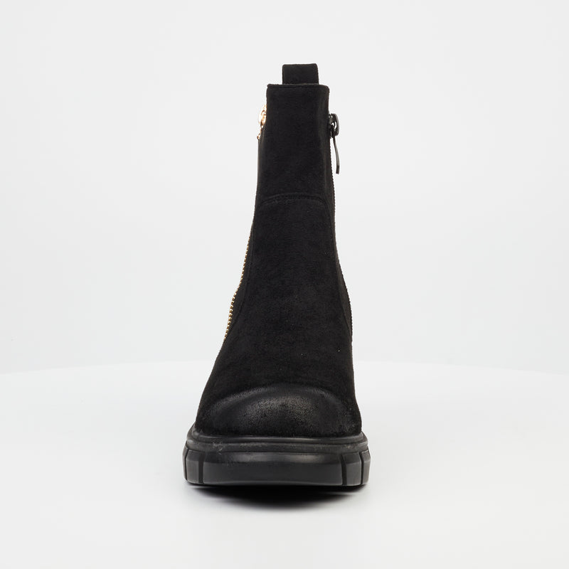 Miss Black Odyssey 4 Ankle Boot - Black footwear Miss Black   